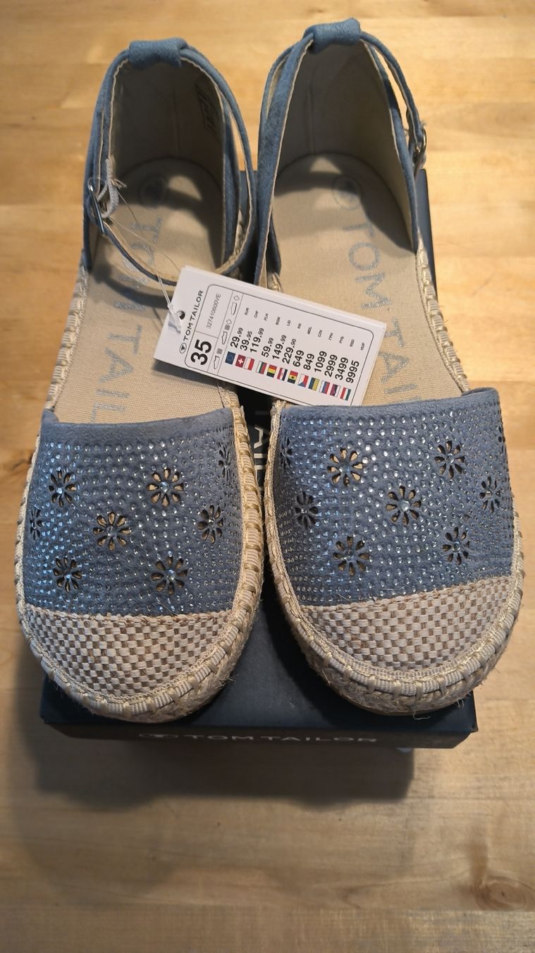Tom Tailor Scarpe per ragazze: sandales Tom Tailor 35 – Nuovo e nell'imballaggio originale da Attalens venduto da frakimir