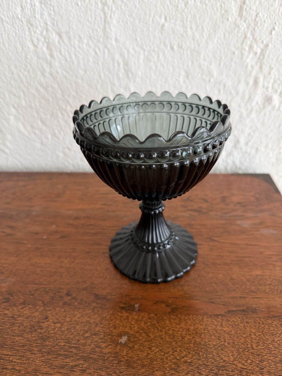 Marimekko Bicchieri: Marimekko Iittala Mariskooli Glasschale grau – Nuovo (secondo la descrizione) da Rüti ZH venduto da Dauli