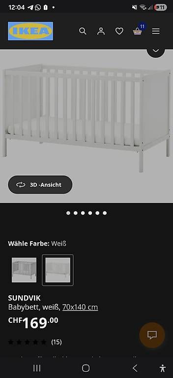 Letti: Babybett  – Usato da Döttingen venduto da hei_sf5v 1