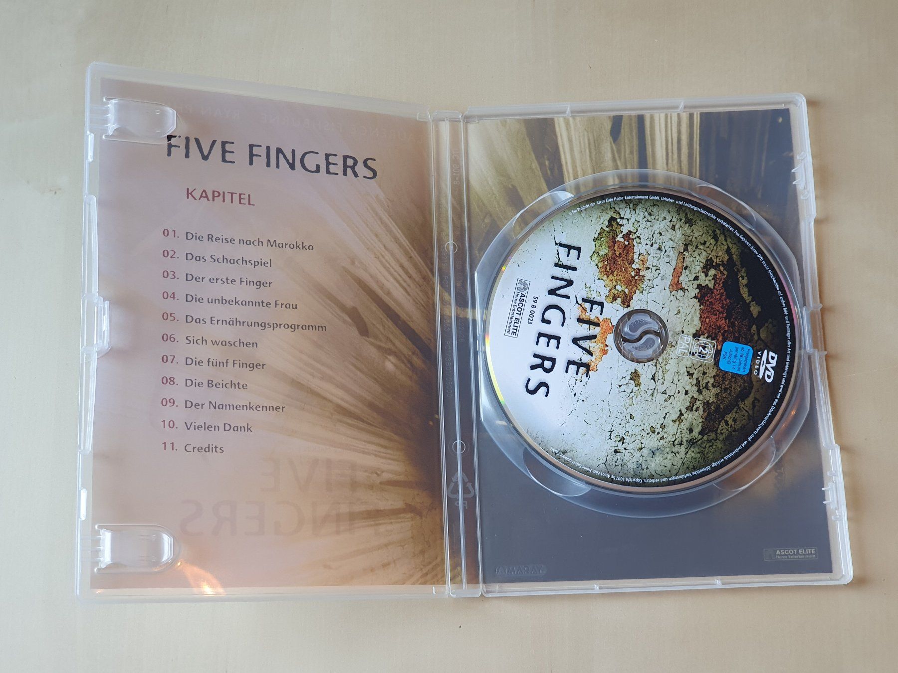 Tutti i DVDs: Five Fingers – Usato da Stansstad venduto da collectorsshop 2