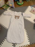 Baby Schlafsack mit Aermel, Grösse 90cm, C&A mit Bär