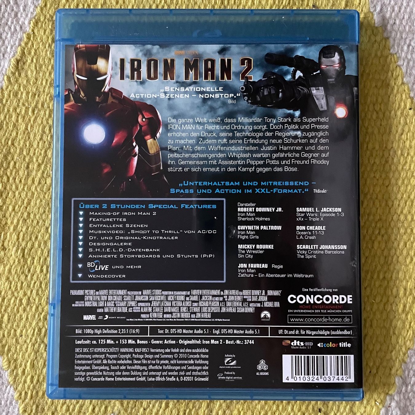 Tutti i DVDs: IRON MAN 2-BLU RAY IRON MAN 2 – Usato da Rorschacherberg venduto da CD-Roli 1