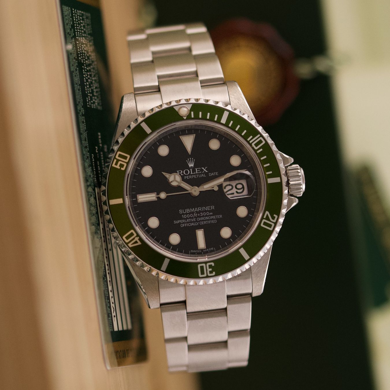 Rolex Orologi: Rolex Submariner "Kermit"/ 16610LV / 2008 / Full Set – Usato da Luzern venduto da PrimeSwissTime