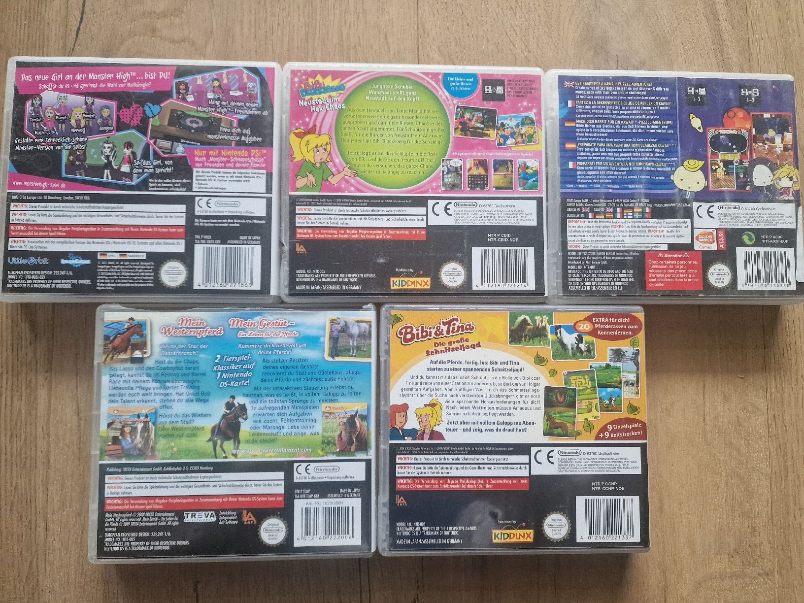 Nintendo Spiele: Kinder/Mädchen DS Spiele Paket Sammlung Trioncube – Gebraucht aus Fahrwangen von luk_bhw7 1