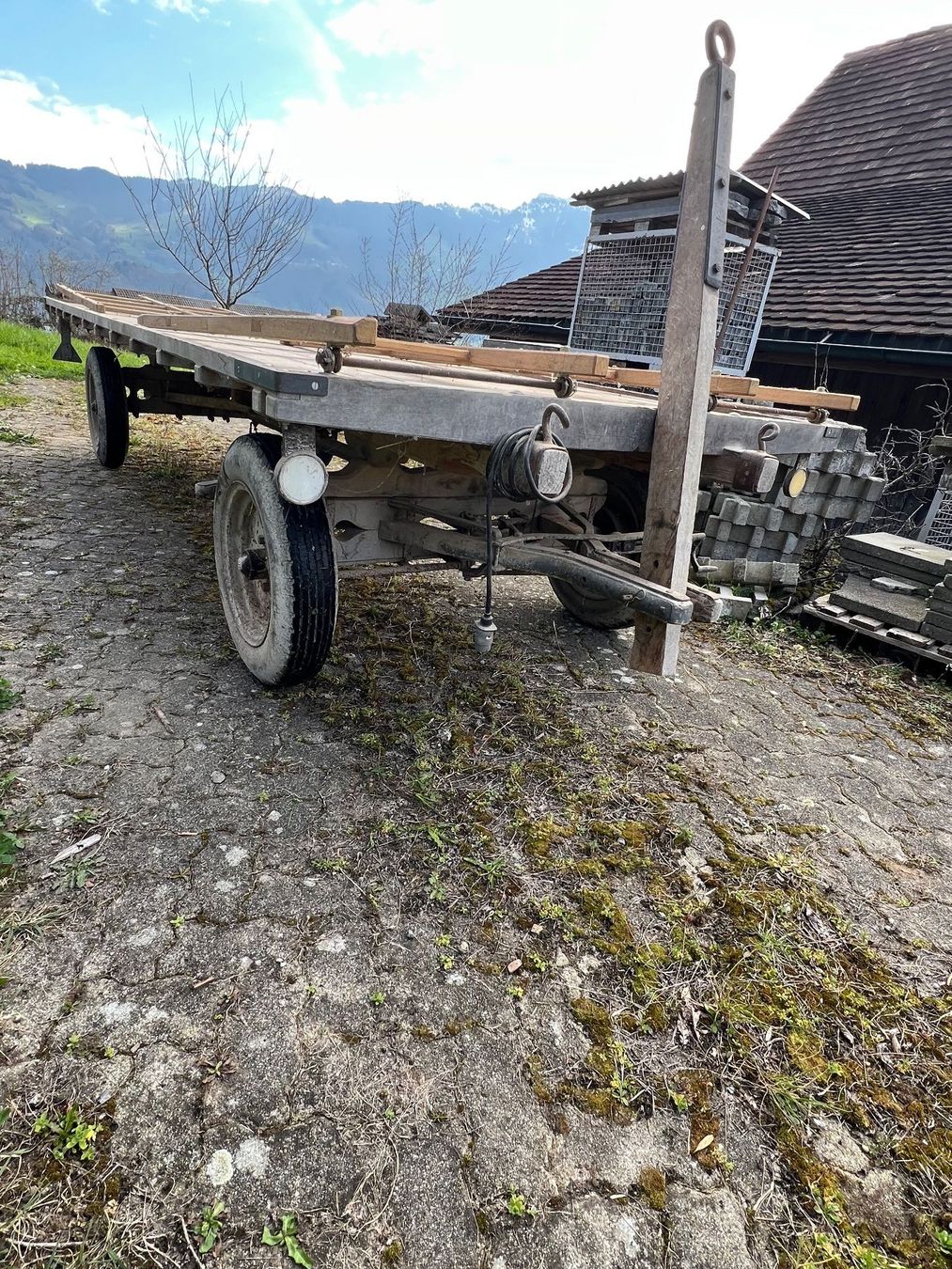 Rimorchi: Brückenwagen Holz mit Heugatter – Usato da Benken SG venduto da wingwinj 5