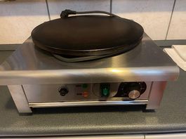 Piastra Elettrica per Crepes con Vassoio Estraibile