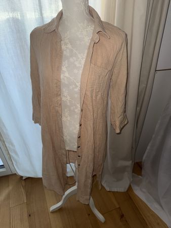 Lange Musselin Bluse
