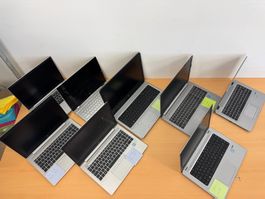 8X HP Laptop Megalot ungeprüft und Datenträger entfernt