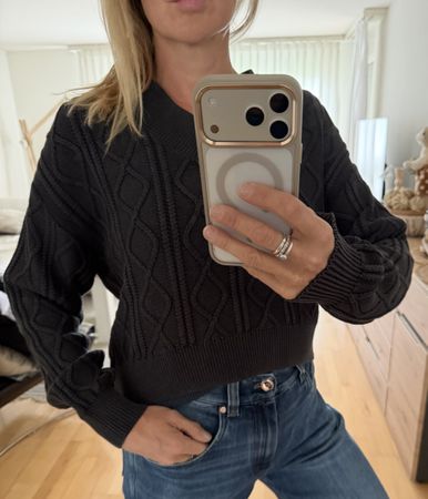Victoria's Secret PINK Cable-Knit Sweater New!