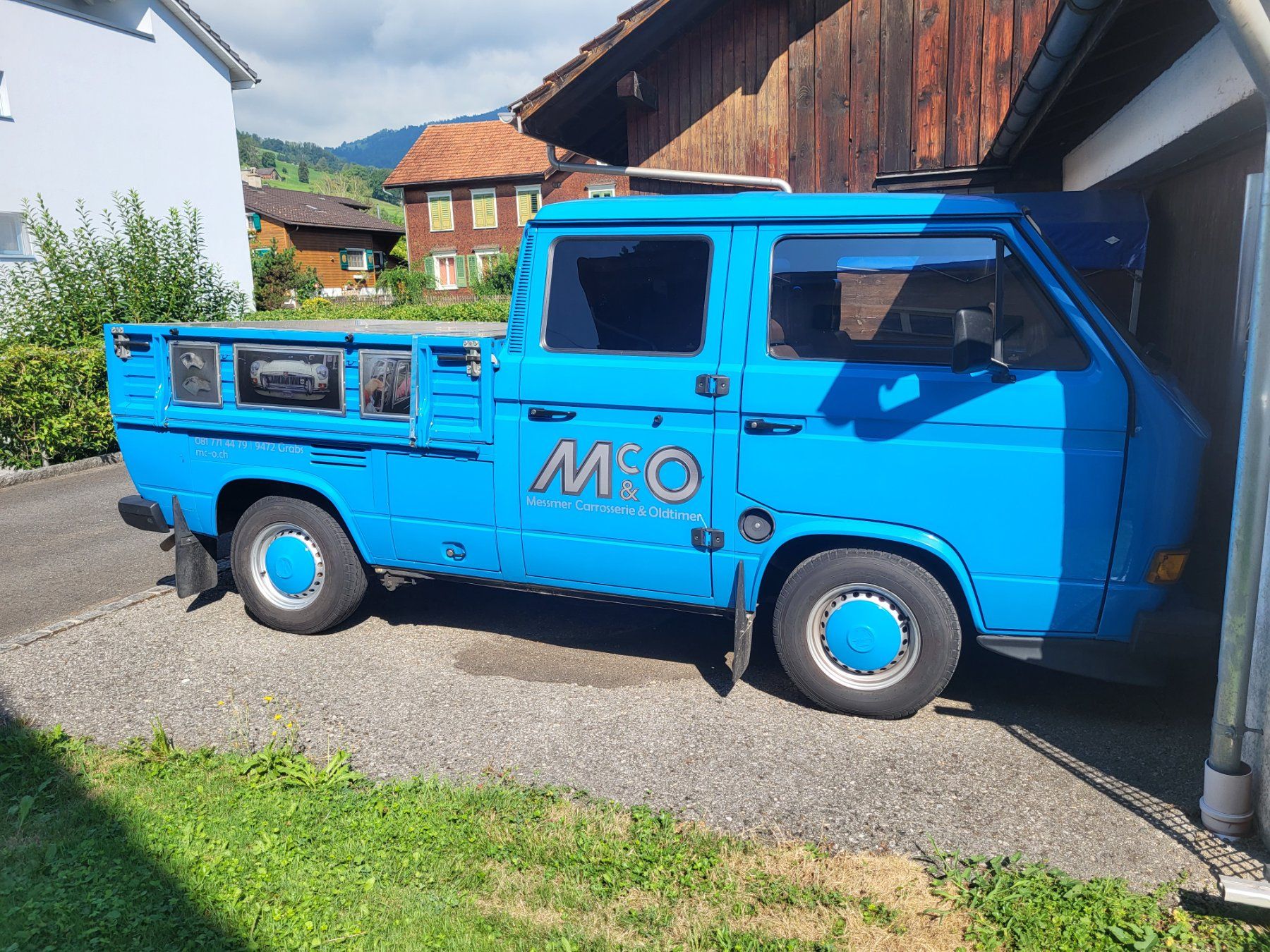 VW Automobili: VW T 3 Typ 2 Doppelkabine Pickup – Usato da Grabs venduto da Rosengart