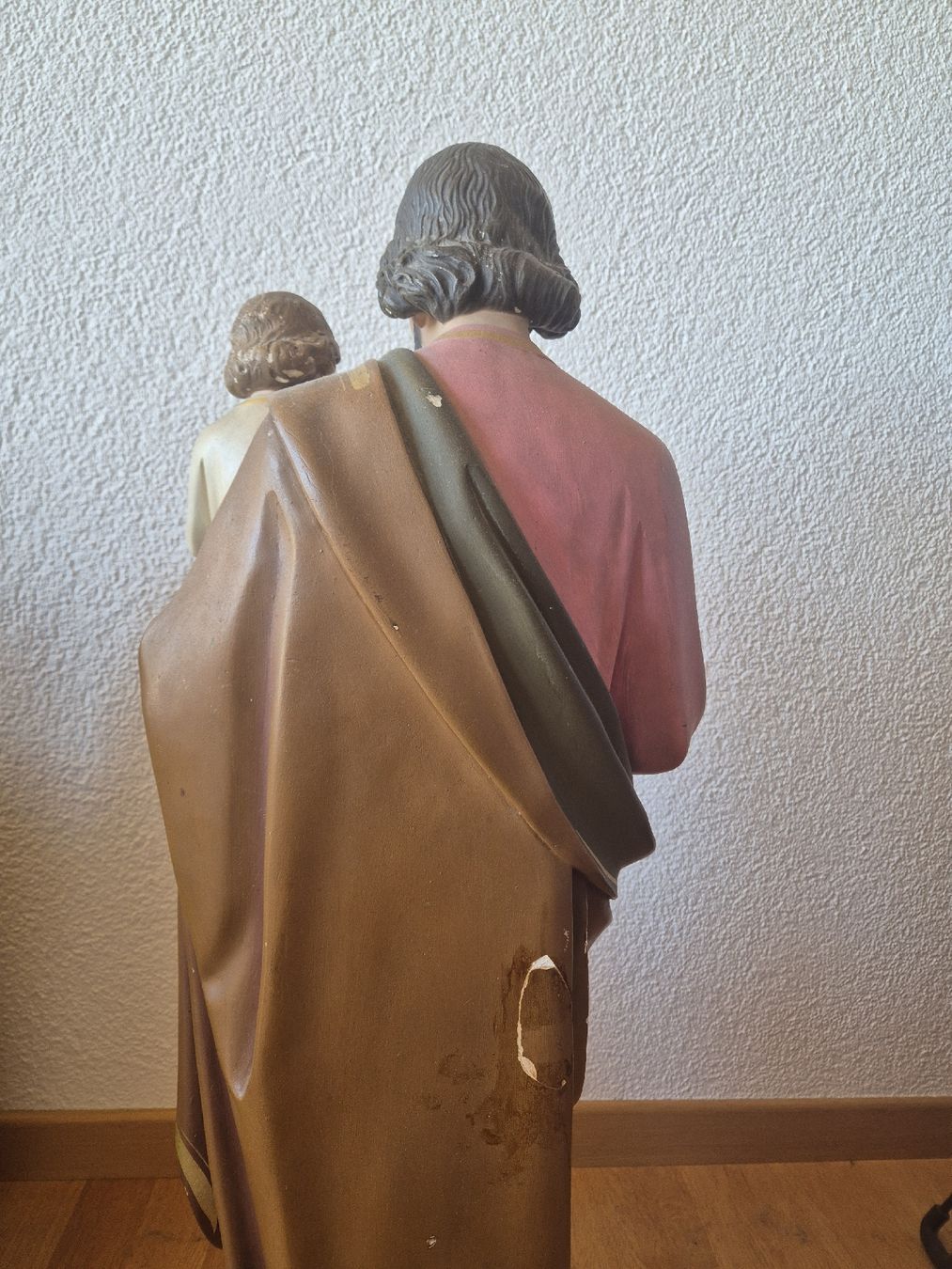 Figuren: Heiliger Josef mit Jesuskind, Gipsfigur – Gebraucht aus Trogen von same4you 3