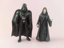 Star Wars Figuren: Darth Vader & Imperator Palpatine 90er