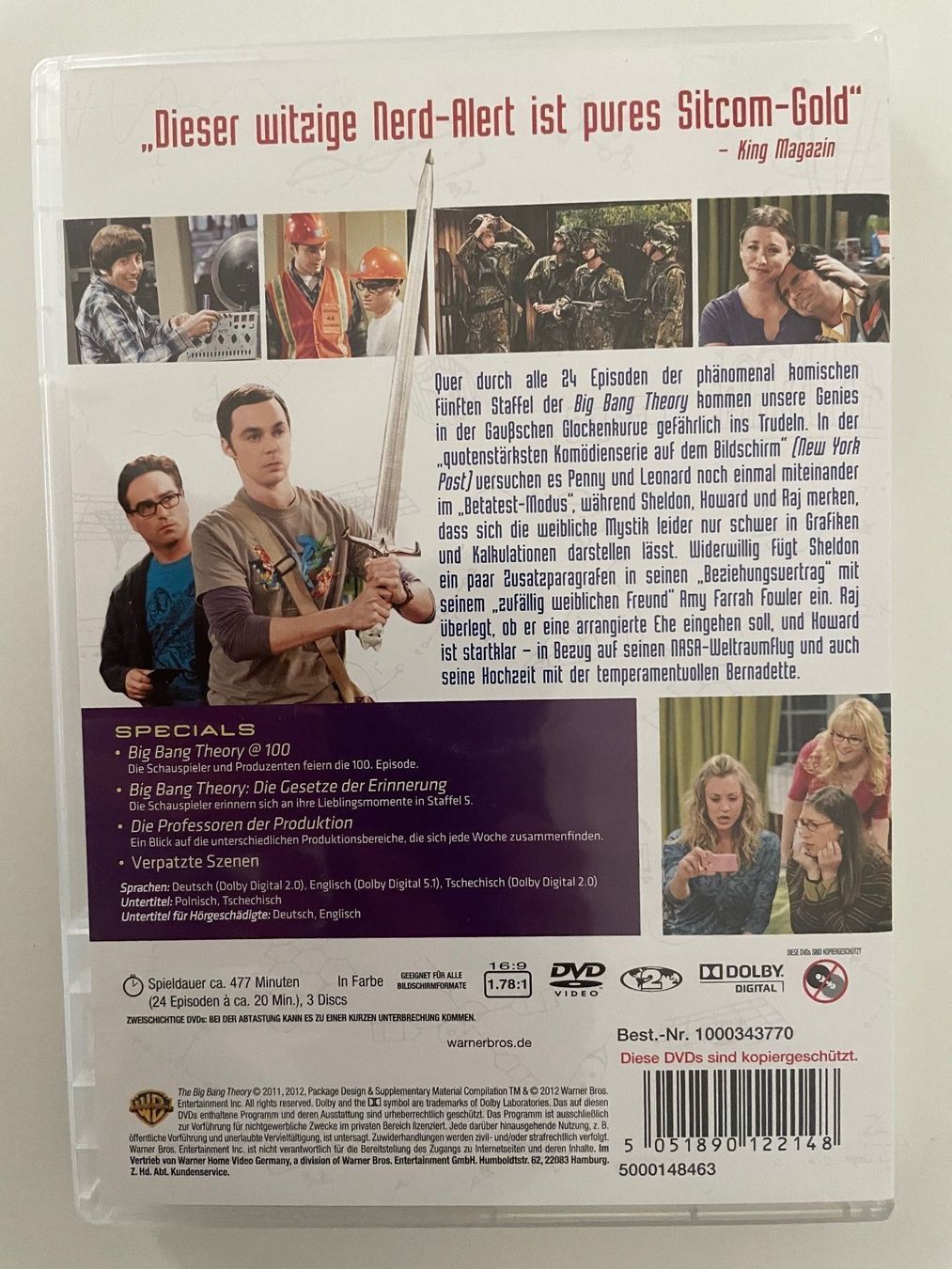 Tutti i DVDs: The Big Bang Theory – Nuovo (secondo la descrizione) da Riehen venduto da M.S.DVD 6
