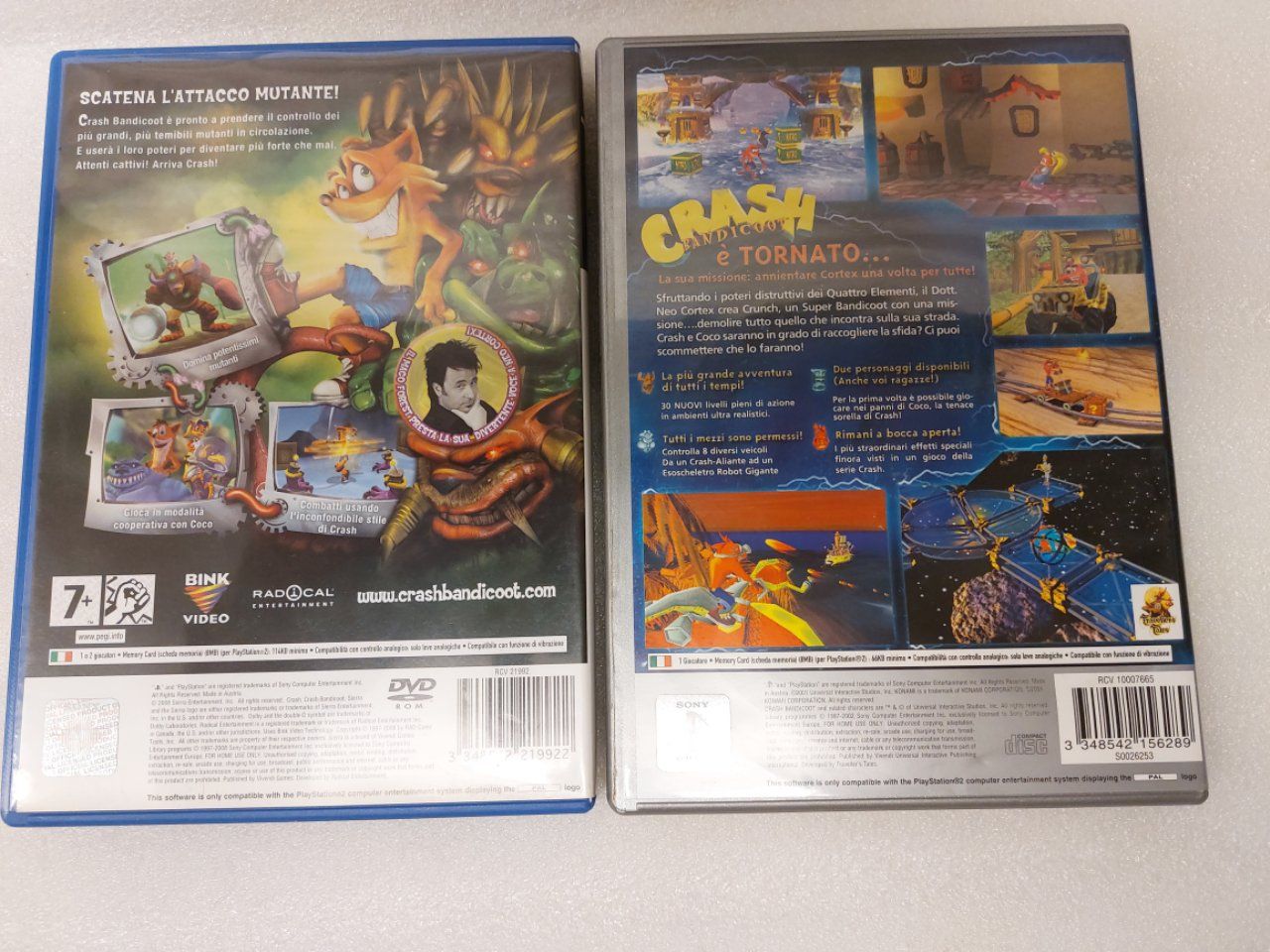 Sony Giochi: 2x CRASH Playstation 2 – Usato da Pambio Noranco venduto da Pol69 1
