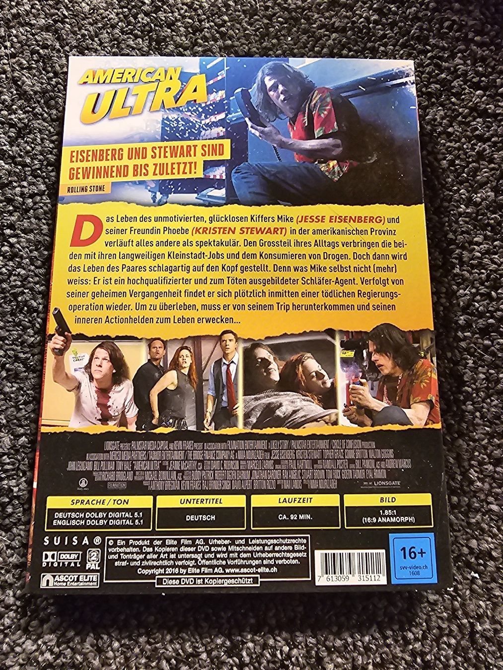 Alle DVDs: American Ultra DVD(19053) – Gebraucht aus Ruswil von jan_bxl5 1