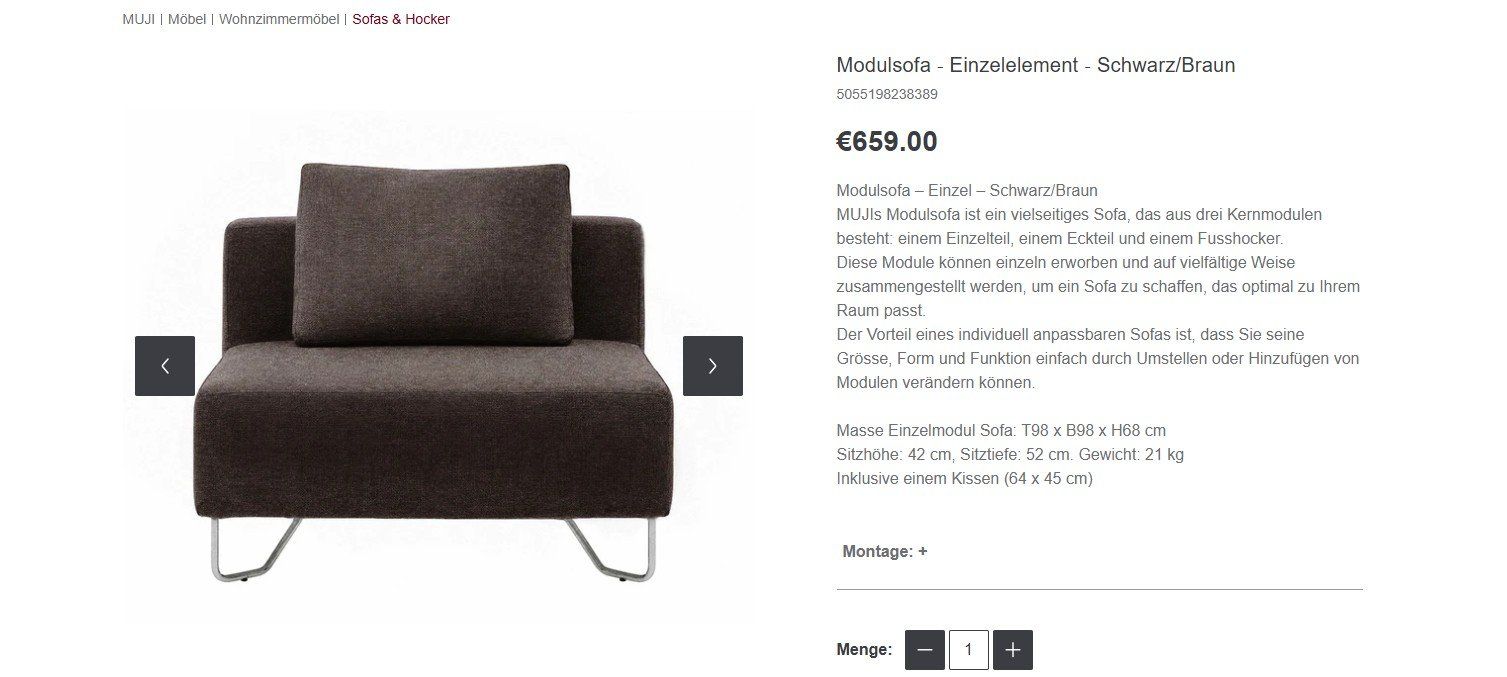 Muji Divani: Canapé design Modulaire MUJI – Usato da St-prex venduto da phi_gr6f 8