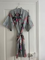 SAM WELL Kimono Damen Pfauen Blumen Muster