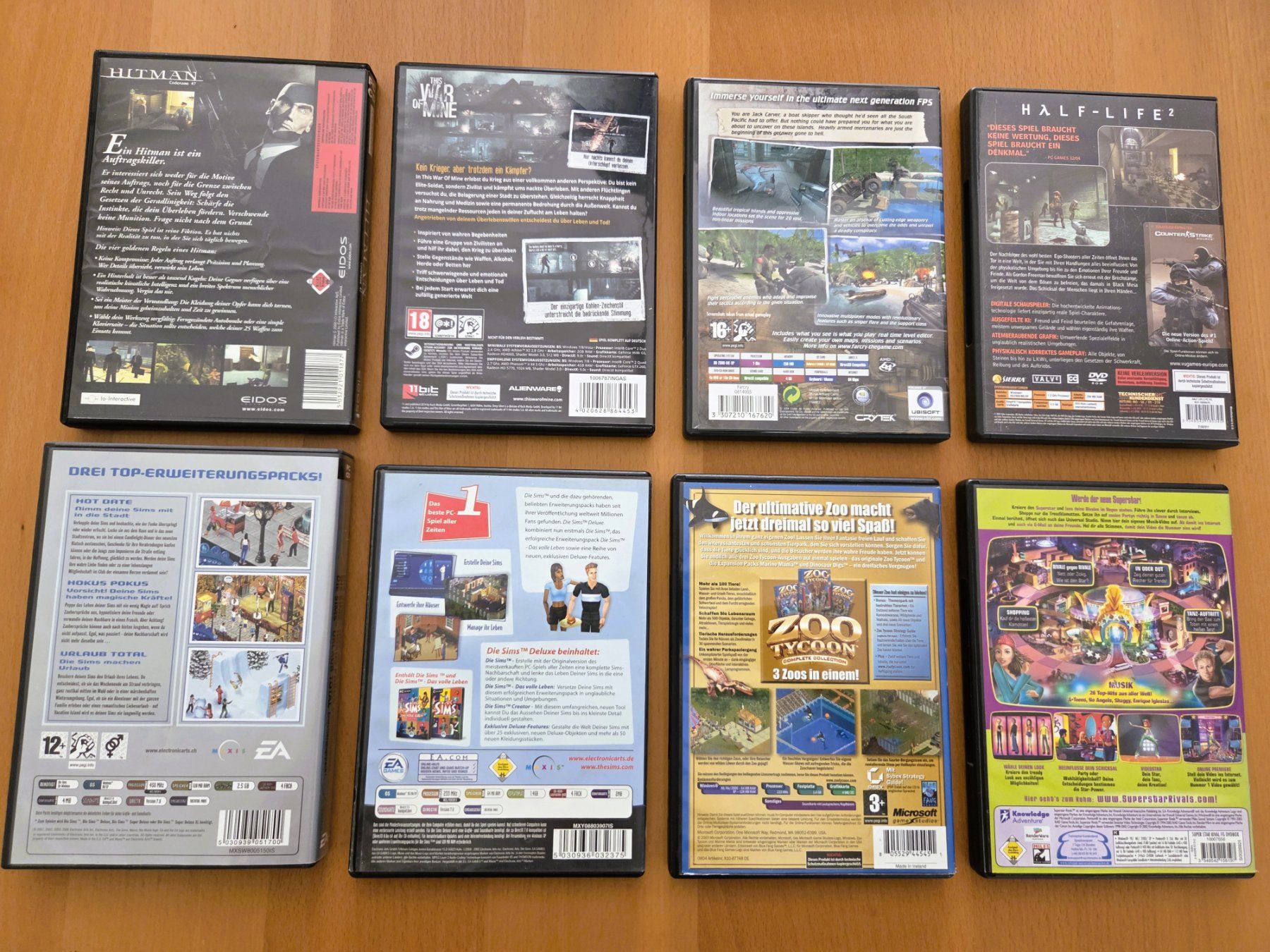 Giochi: 8x DVD ROM - CD - PC GAMES SAMMLUNG / COLLECTION – Usato da Brüttisellen venduto da Nighttrain 2