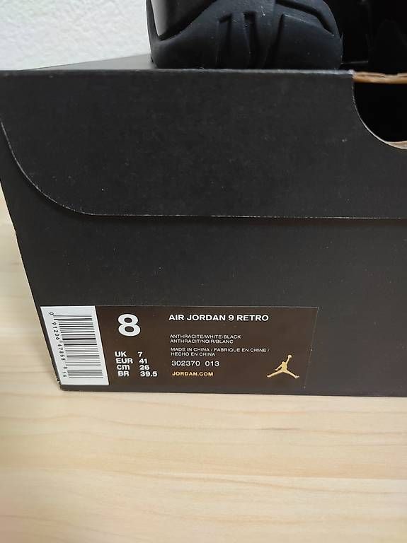 Jordan Scarpe da uomo: Jordan Retro 9 'Anthracite' (Gr. 41) – Nuovo (secondo la descrizione) da Jona venduto da dan_ln5g 3