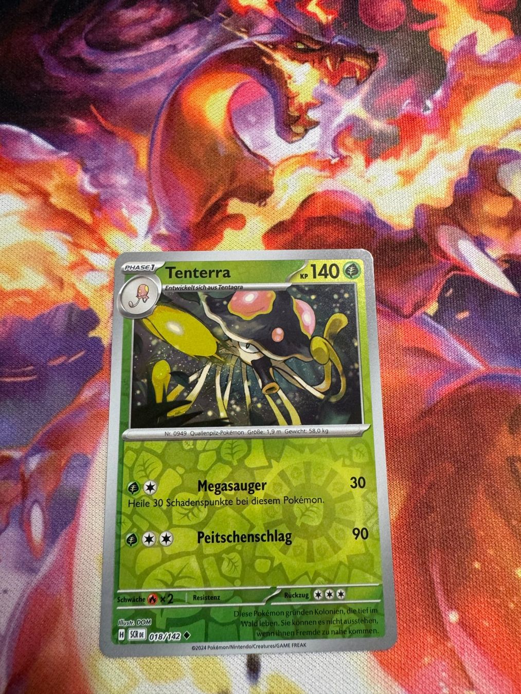Pokémon Carte collezionabili: Tenterra (SCR 018) / Reverse Holo / Stellarkrone – Nuovo (secondo la descrizione) da Bülach venduto da CherryBlu