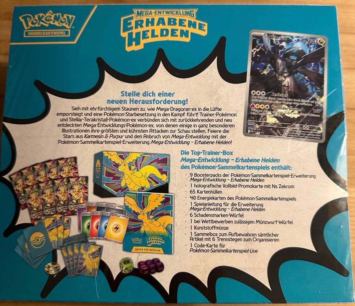 Pokémon Carte collezionabili: Pokémon Erhabene Helden top Trainer Box – Usato da Bern venduto da JeannineDodell 1