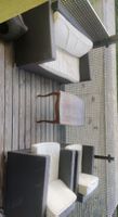Geflecht Lounge Set 2 Sitzer Sofa 2 Sessel Tisch gebraucht