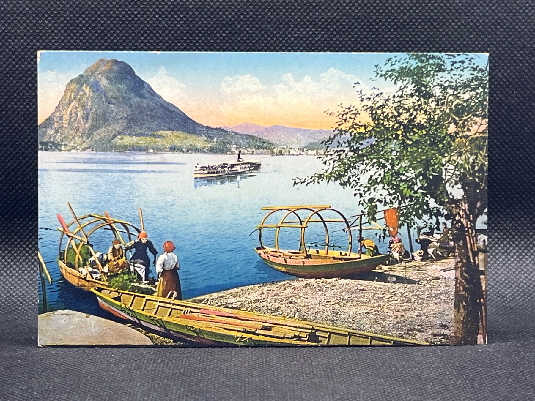 Cartoline postali: Lago di Lugano e Monte S. Salvatore – Usato da Widnau venduto da Brusi9