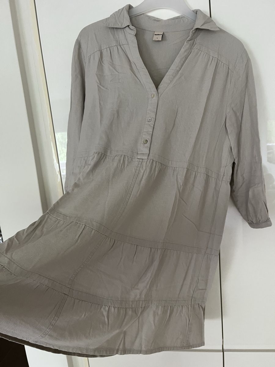 Kleider: Sommer Kleid  aus Leinen/Viskose L – Neu (gemäss Beschreibung) aus Wermatswil von -secondchance- 1
