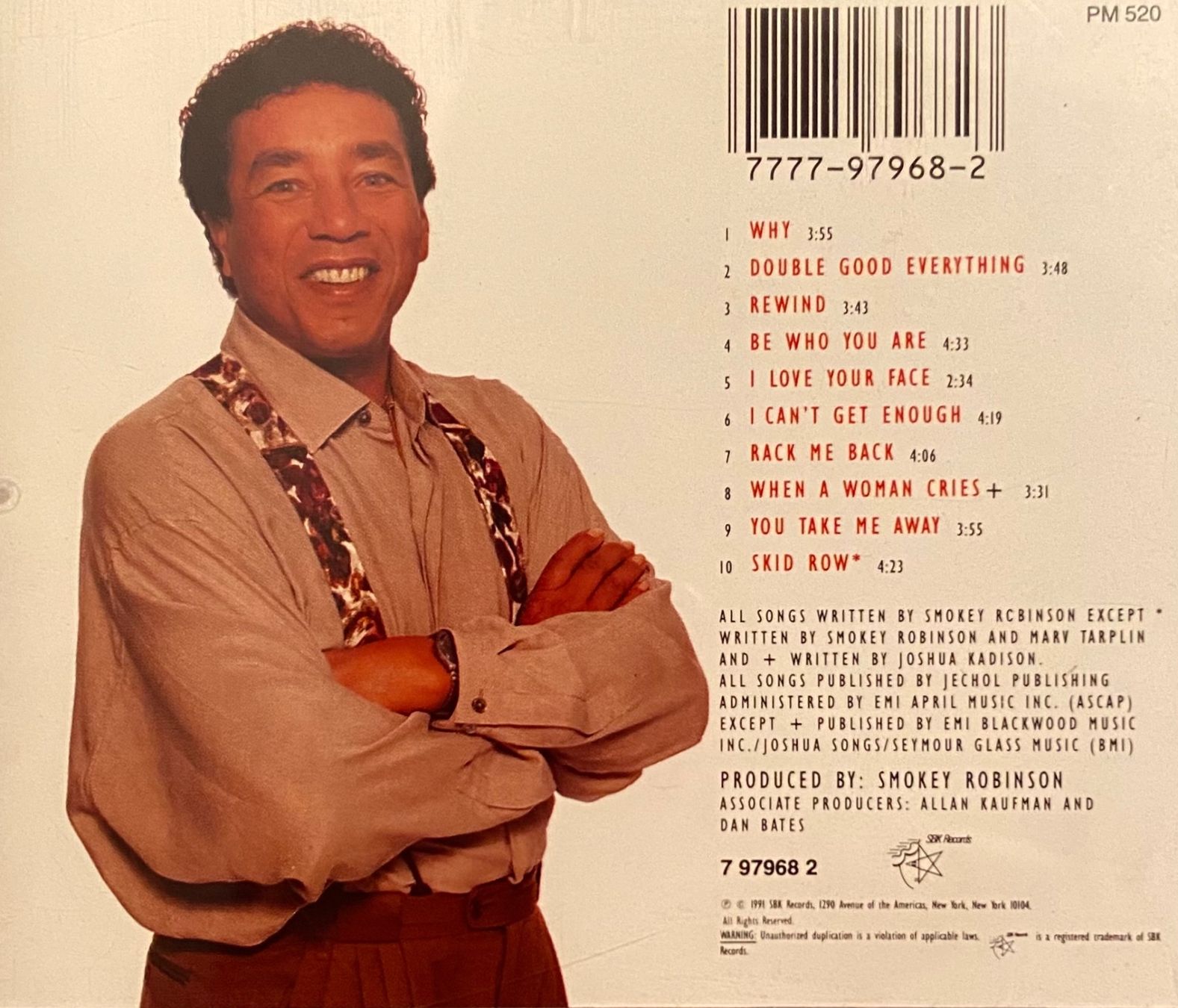 CD: Smokey Robinson – Double Good Everything CD – Usato da Luzern venduto da Lycka 1