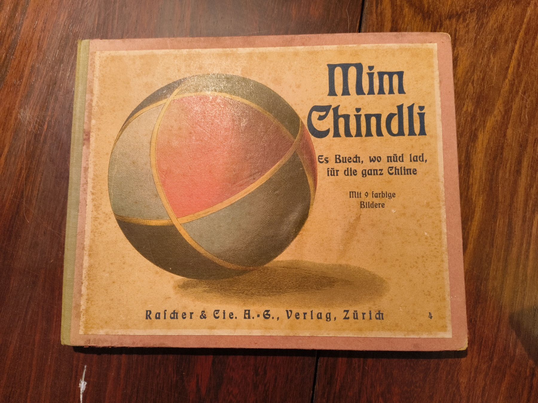 Bücher: Kinderbuch antik Lithografie schweizerdeutsch Zürich – Gebraucht aus stettlen von VintageBern_ch