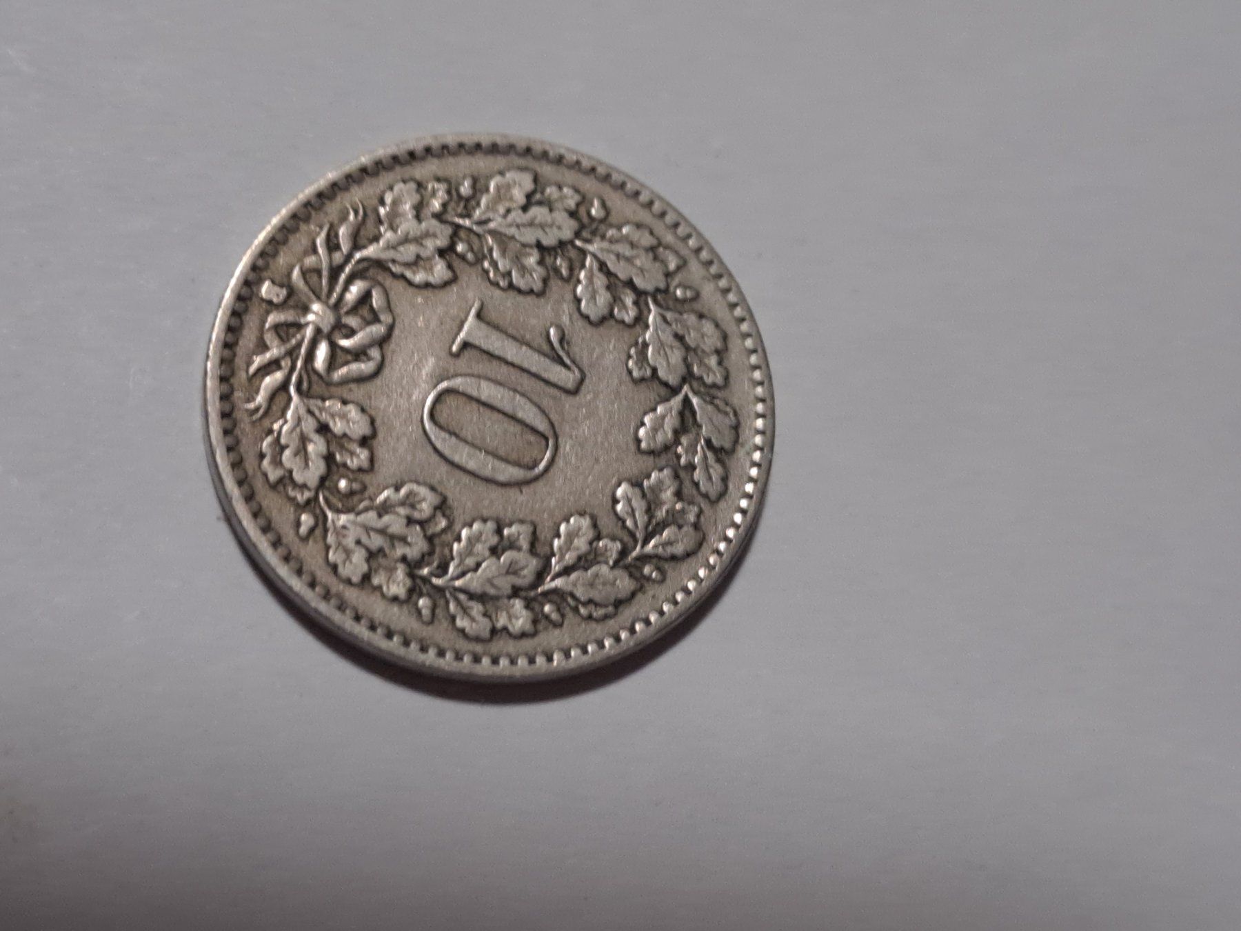 Alle Münzen: 10.- Rappen 1921 – Gebraucht aus Bitsch von jajo79076 7