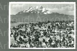 Weggis LU Ferienheim V.S.K. Hochstämmer,Pilatus ≈ 1951
