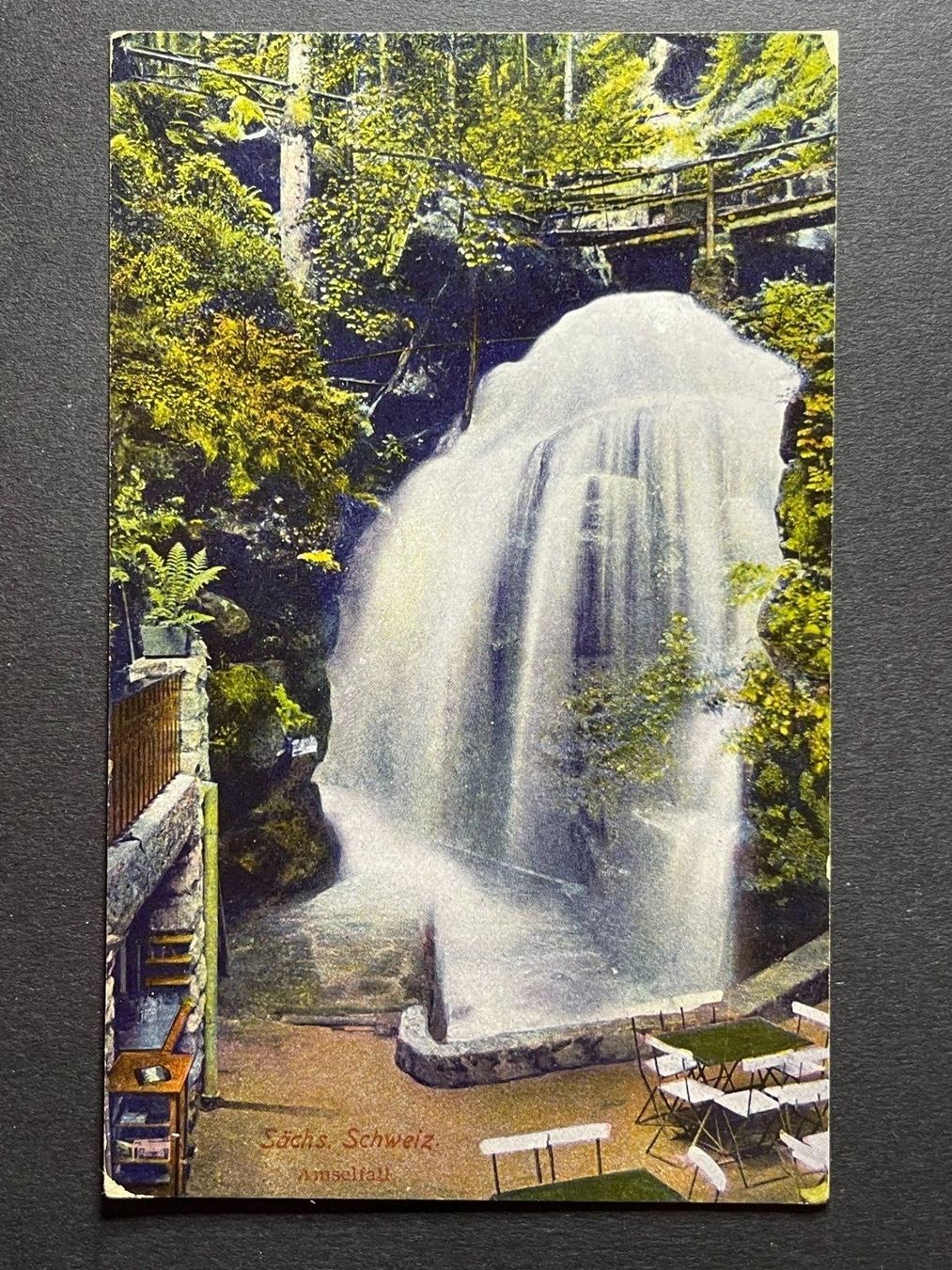 Cartes postales: Sächsische Schweiz - Wasserfall – D'occasion à Steg VS par danwer74