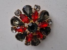 Tolle Brosche aus den 50ziger Jahren/goldfarben