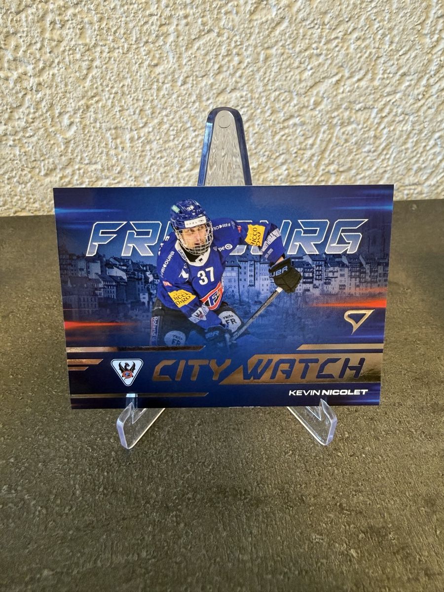 Sportzoo Carte collezionabili: Fribourg-Gottéron - Kevin Nicolet  – Nuovo e nell'imballaggio originale da Réchy venduto da Leeroy1998