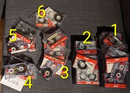 17x Maxell UR 60 Kassetten NR. 2 - Top 80s Inlay sauber