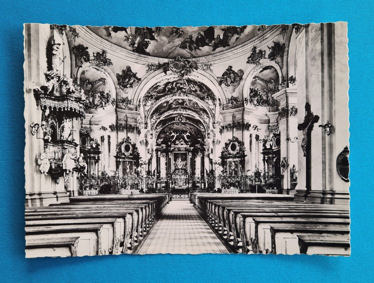 Ansichtskarten: Postkarte Alt – Neu (gemäss Beschreibung) aus Saland von V-Tour