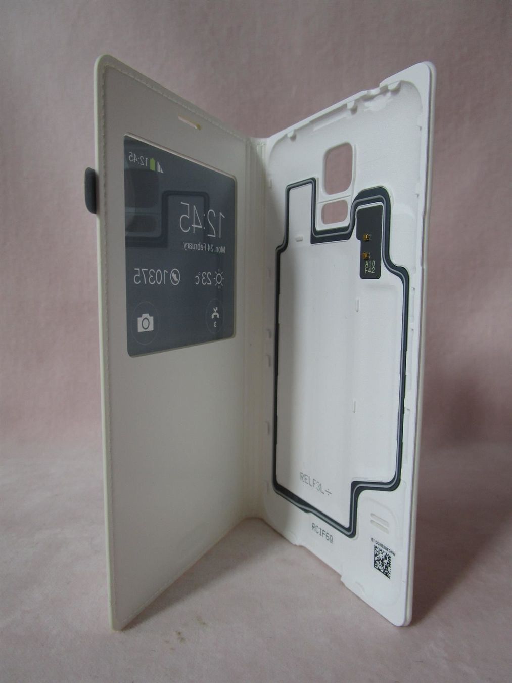 Samsung Cover & Protezioni schermo: Original Samsung Flip Cover S5 S-View case weiss – Nuovo e nell'imballaggio originale da Eschenbach SG venduto da brocarte 6