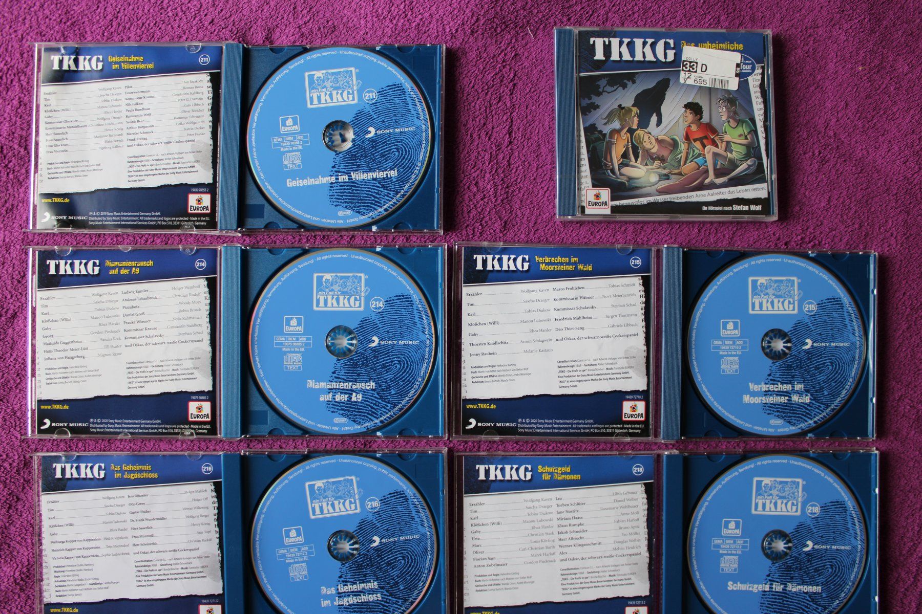 CD: 6 - TKKG - Hörspiel - CD´s – Usato da Müllheim Dorf venduto da Seeeule01 7