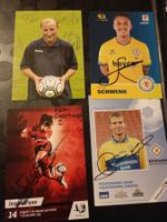 Bundesliga - 4 signierte Autogrammkarten - Set B8