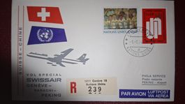 Swissair Geneve - Karachi - Peking 01.08.1974
