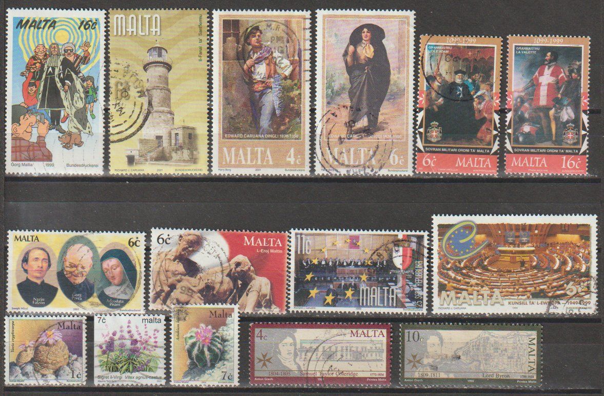Tous les timbres: Malte histoire divers – D'occasion à Crans-Montana par kira56 1
