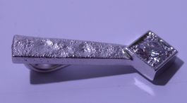 Anhänger Weissgold 18 Karat / Brillant ⌀ 4,3 mm
