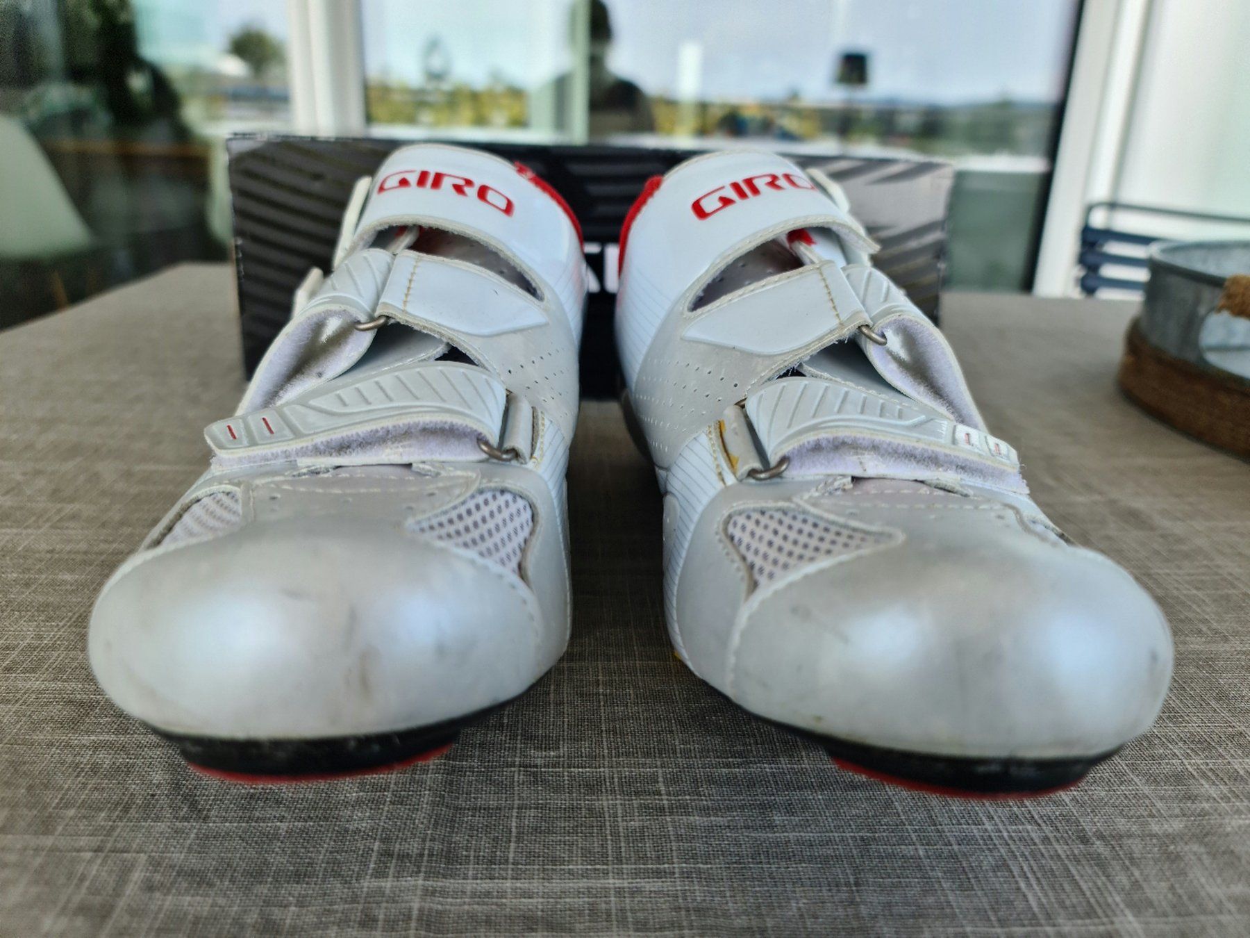 Giro Herrenschuhe: GIRO Factor Rennradschuh Carbon, Gr. 46, weiss – Gebraucht aus Niederrohrdorf von yan_zkz6 6