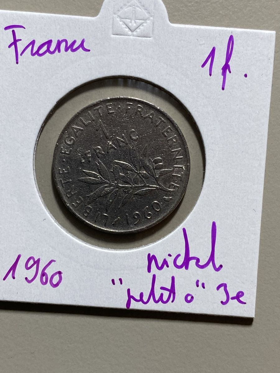 Tutti le monete: France - 1 franc - 1960 – Usato da Payerne venduto da Mike1682