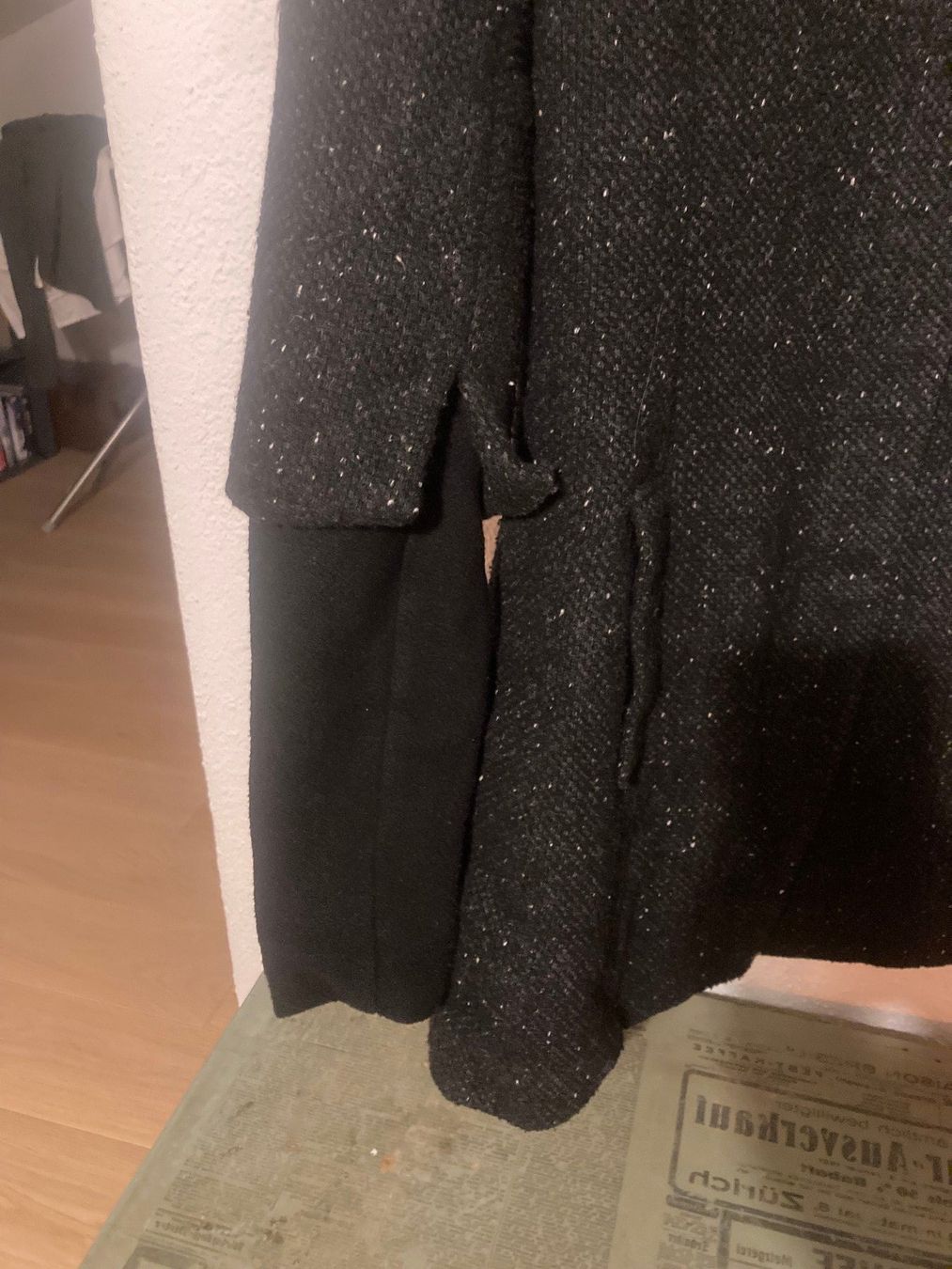Mäntel: Mantel schwarz/schwarz, weiss meliert – Gebraucht aus Winterthur von Capriice 3