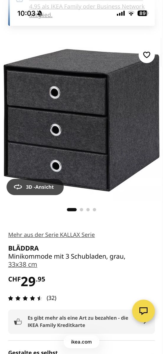 Regale: Ikea Kallaxeinsatz Minikommode Bläddra – Gebraucht aus Winkel von _OachKatzerl_ 1