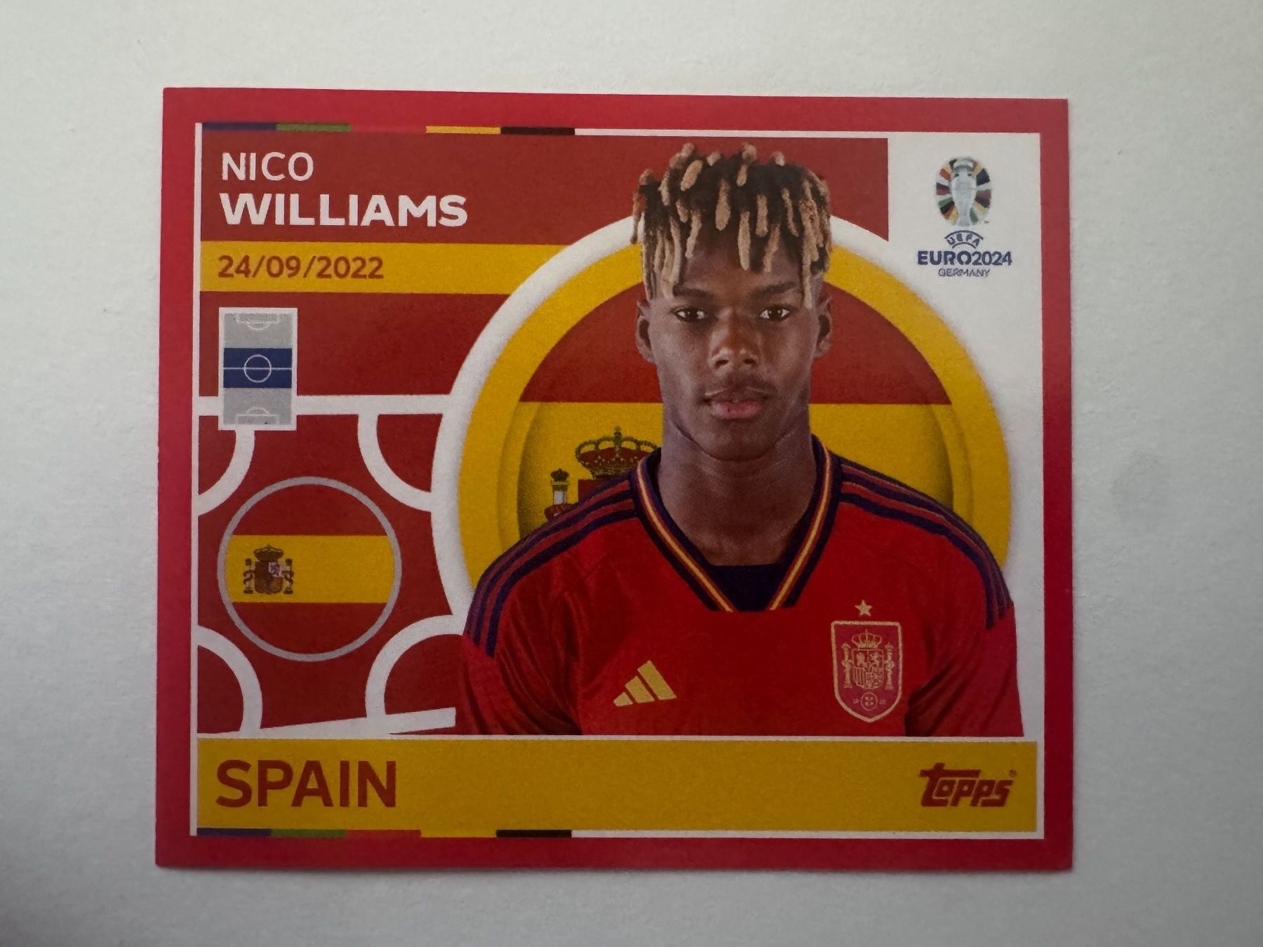 Topps Carte collezionabili: TOPPS EM 2024 /ESP 15 - NICO WILLIAMS – Usato da Tegerfelden venduto da siebenmacky