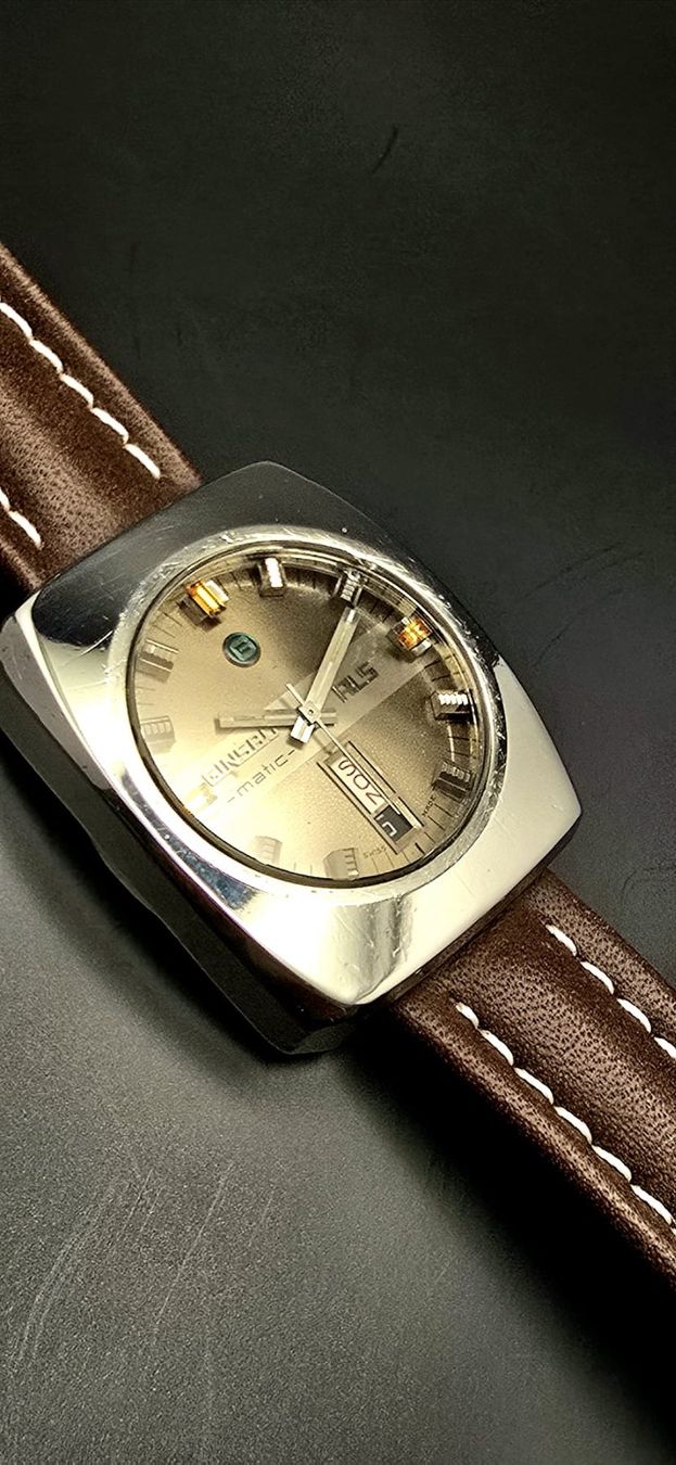 Ginsbo Watch Co Orologi: GINSBO MATIC ALS Automatic Movement Day, Date, Stahl – Usato da Neftenbach venduto da Taschen-Uhren 4
