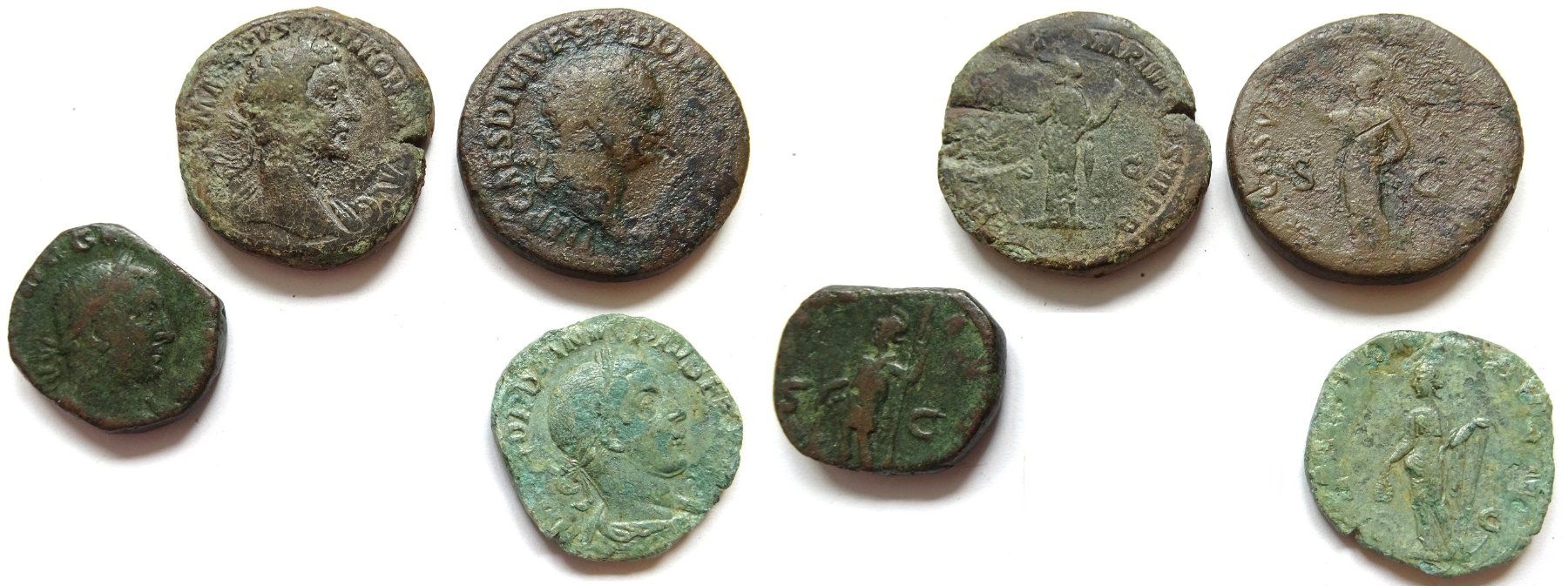 Tutti le monete: lot 4 römische sesterz – Usato da La Sarraz venduto da classicworldcoins